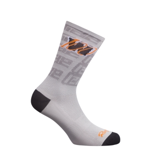 Ponozky Rapha 100 Svetlo Siva Oranžové | 8209356-TR