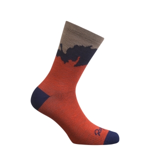 Ponozky Rapha Rapha + Snow Peak Merino Tmavo Béžové Biele | 4206519-KU