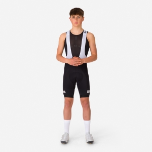 Sortky Rapha Pro Team Tréningová Bib Panske Čierne Biele | 4632789-OL