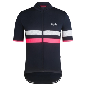 Tričko Rapha Brevet Lahke Cycling Panske Námornícka Modrá Ruzove | 9871065-YS