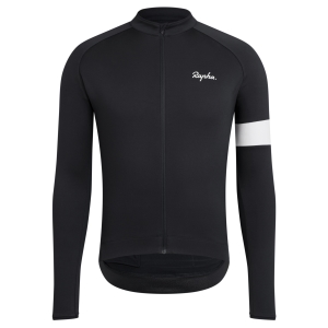 Tričko Rapha Core Long Sleeve Cycling Panske Čierne | 2749368-SD