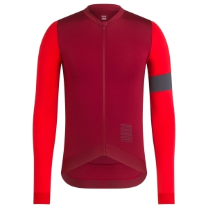 Tričko Rapha Pro Team Long Sleeve Tréningová Cycling Panske Tmavo Červené Červené | 1032586-YM