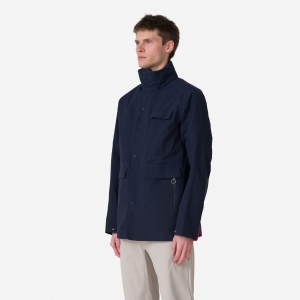 Vrchné Odevy Rapha Insulated GORE-TEX Field Coat Panske Námornícka Modrá Námornícka Modrá | 0923158-HK